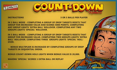 Count-Down - Arcade - Controls Information (World) - 1600x960