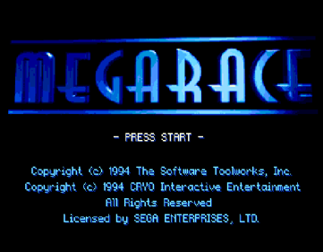 MegaRace - Screenshot - Game Title (North America) - 512x398