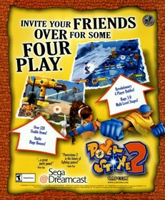 Power Stone 2 - Advertisement Flyer - Front (North America) - 2144x2600