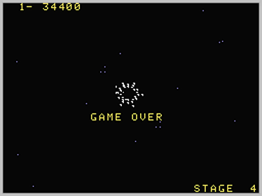 Gyruss - Screenshot - Game Over (North America) - 256x192