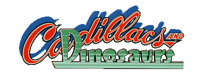 Cadillacs and Dinosaurs - Clear Logo (World) - 4500x1764