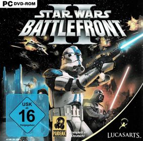 Star Wars Battlefront II (Classic, 2005) - Box - Front (Germany) - 809x800