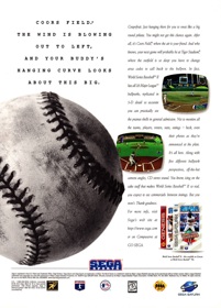 World Series Baseball II - Advertisement Flyer - Front (North America) - 1185x1650