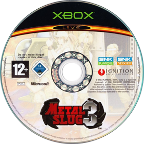 Metal Slug 3 - Disc (Europe) - 782x783