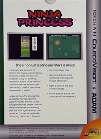 Ninja Princess  - Box - Back (World) - 668x916