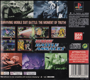 Gundam Battle Assault - Box - Back (Europe) - 765x680
