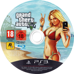 Grand Theft Auto V - Disc (Germany) - 500x500