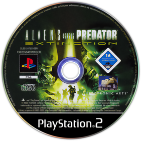 Aliens Versus Predator: Extinction - Disc (Europe) - 1280x1280