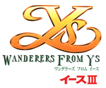 Ys III: Wanderers from Ys - Clear Logo (Japan) - 3500x2899