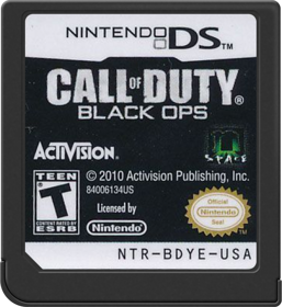 Call of Duty: Black Ops - Cart - Front (North America) - 517x564