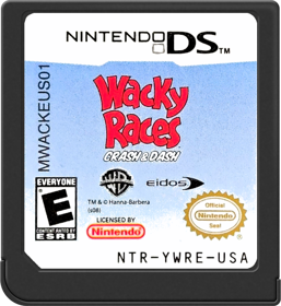 Wacky Races: Crash & Dash - Cart - Front (North America) - 517x564