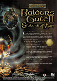 Baldur's Gate II: Shadows of Amn - Advertisement Flyer - Front (United Kingdom) - 1536x2200
