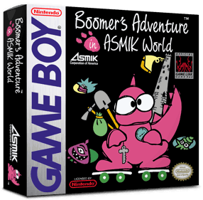 Boomer's Adventure in ASMIK World - Box - 3D (North America) - 1016x998