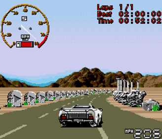 Jaguar XJ220 - Screenshot - Gameplay (World) - 480x410