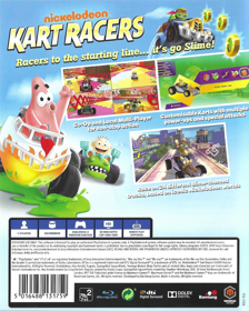 Nickelodeon Kart Racers - Box - Back (Europe) - 639x800