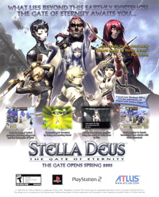 Stella Deus: The Gate of Eternity - Advertisement Flyer - Front (United States) - 1832x2262