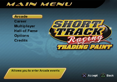 Short Track Racing: Trading Paint - Screenshot - Game Select (North America) - 640x448