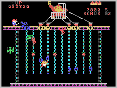 Donkey Kong Junior - Screenshot - Gameplay (World) - 256x192