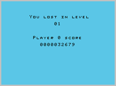 Cix - Screenshot - Game Over (World) - 256x192