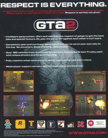 Grand Theft Auto 2 - Box - Back (United Kingdom) - 623x800
