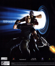 TimeSplitters: Future Perfect - Advertisement Flyer - Front (North America) - 1904x2290