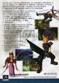 Final Fantasy VII - Box - Back (Italy) - 569x800