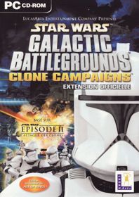 Star Wars: Galactic Battlegrounds: Clone Campaigns - Box - Front (France) - 565x800