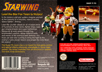 Star Fox - Box - Back (Sweden) - 2433x1728