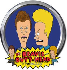Beavis and Butt-head: Pinballed - Fanart - Cart - Front (World) - 442x462