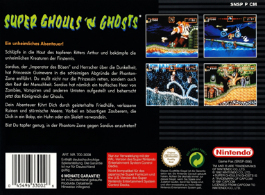 Super Ghouls 'n Ghosts - Box - Back (Germany) - 2394x1760