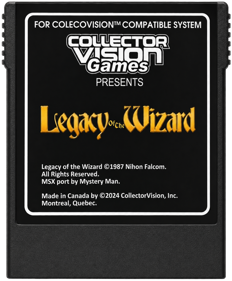 Legacy of the Wizard - Cart - Front (World) - 1100x1330