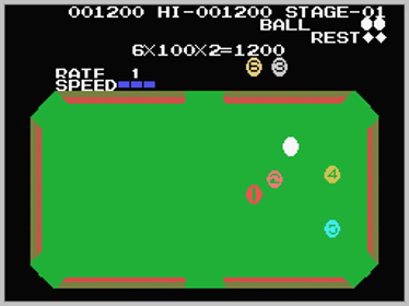 Konami's Ping-Pong - Screenshot - Gameplay (World) - 256x192