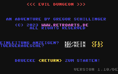 Evil Dungeon - Screenshot - Game Select (Germany) - 320x200