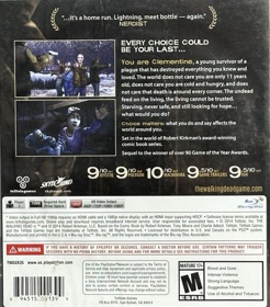 The Walking Dead: Season Two - Box - Back (North America) - 1211x1380