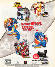 Mega Man Powered Up - Advertisement Flyer - Front (United States) - 1825x2200