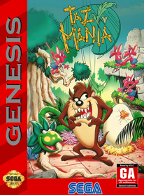 Taz Mania - Fanart - Box - Front (United States) - 782x1063