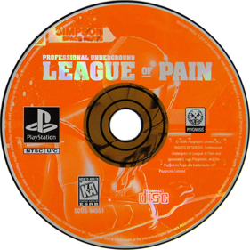 Professional Underground League of Pain - Disc (North America) - 600x600