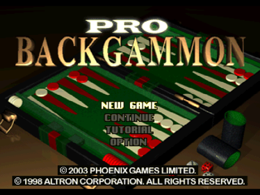 Pro Backgammon - Screenshot - Game Title (Europe) - 640x480