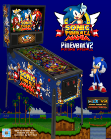 Sonic Pinball Mania - Advertisement Flyer - Front (World) - 2400x3000