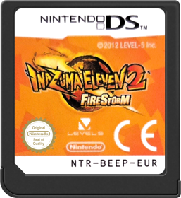 Inazuma Eleven 2: Firestorm - Cart - Front (Europe) - 517x564