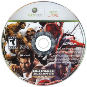 Marvel: Ultimate Alliance (Gold Edition) - Disc (North America) - 767x767
