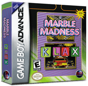 Marble Madness / Klax - Box - 3D (North America) - 1016x998