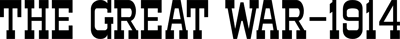 The Great War 1914 - Clear Logo (North America) - 2400x234
