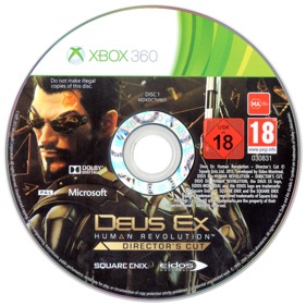 Deus Ex: Human Revolution Director's Cut - Disc (Europe) - 900x900