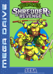 Teenage Mutant Ninja Turtles: Shredder's Re-Revenge - Fanart - Box - Front (Europe) - 787x1093