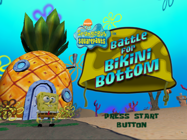 SpongeBob SquarePants: Battle for Bikini Bottom - Screenshot - Game Title (North America) - 597x448