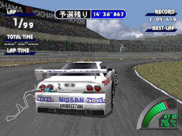 JGTC: All Japan Grand Touring Car Championship - Screenshot - Gameplay (Japan) - 640x480