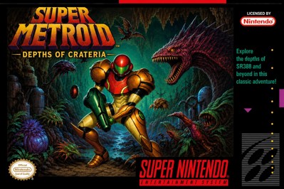 Super Metroid: Depths of Crateria - Box - Front (World) - 1536x1024