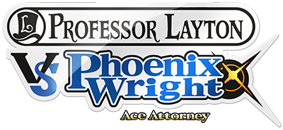 Professor Layton vs Phoenix Wright: Ace Attorney - Clear Logo (Europe) - 400x185