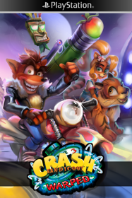 Crash Bandicoot: Warped - Fanart - Box - Front (World) - 600x900